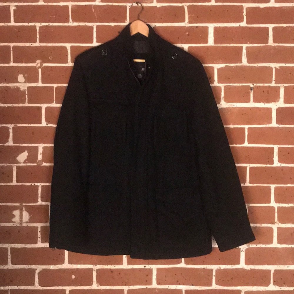 Black Men’s Jacket - Military Style